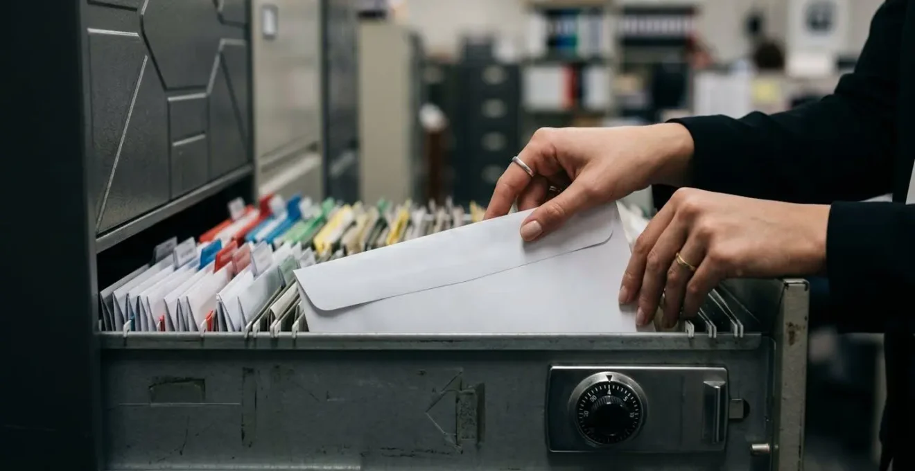 Confidential document handling system with privacy protection measures