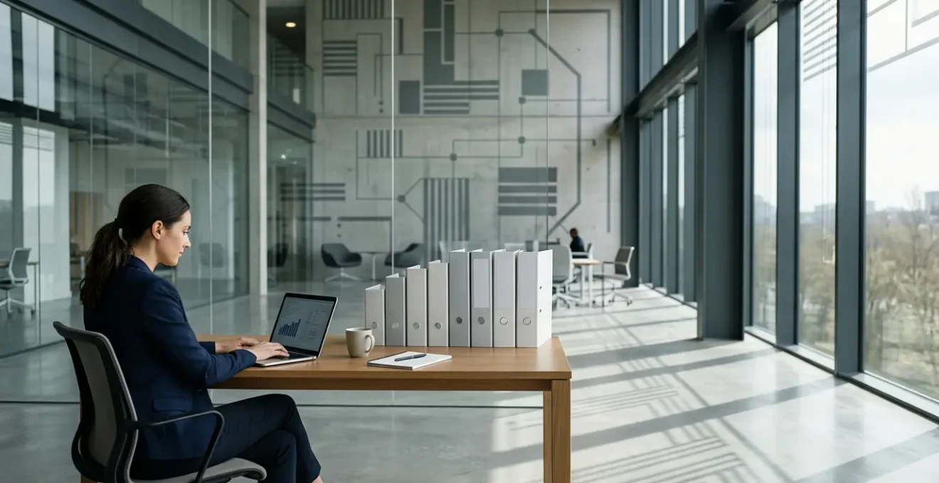 Professional business environment showing fiscal compliance strategy elements